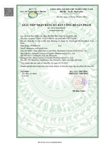 Combo Viên Uống Bổ Sung Dinh Dưỡng Cho Bà Bầu - Canxi, DHA & EPA, Vitamin từ Akamama Nhật Bản - Chăm Sóc Mẹ và Bé Toàn Diện
